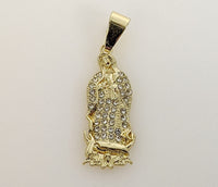 Plated Virgin Mary Pendant