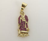 Plated Virgin Mary Pendant