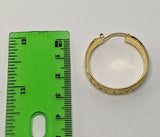 Plated 27mm Hoop Earring