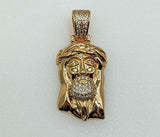 Plated Jesus Pendant