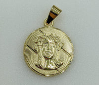 Plated Jesus Pendant