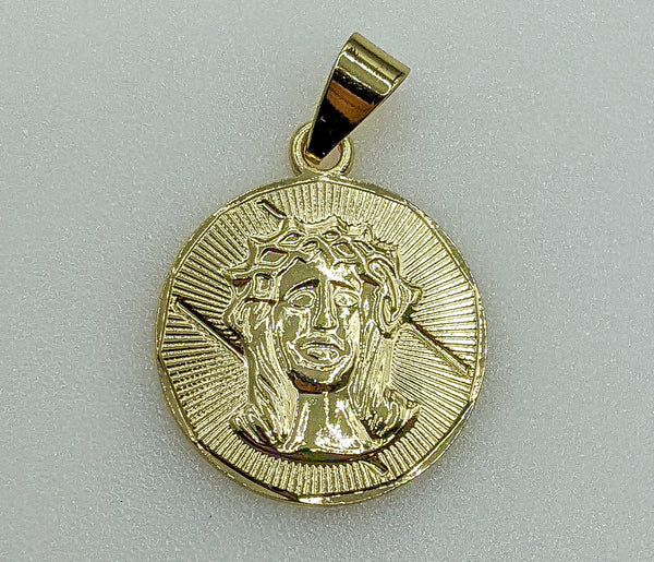 Plated Jesus Pendant