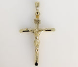 Plated Medium Cross Pendant