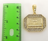 Plated Bling The Last Supper 4mm Figaro Chain Necklace