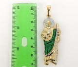 Plated Multicolor Saint Jude Thaddaeus Pendant