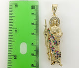 Plated Saint Jude Thaddaeus Pendant