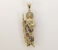 Plated Saint Jude Thaddaeus Pendant