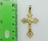 Plated Cross 3mm Figaro Chain Necklace