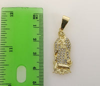 Plated Virgin Mary Pendant