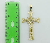 Plated Cross 4mm Rope/Braided Chain Necklace