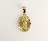 Plated Virgin Mary Pendant