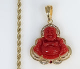 Plated Buddha 4mm Rope/Braided Chain Necklace