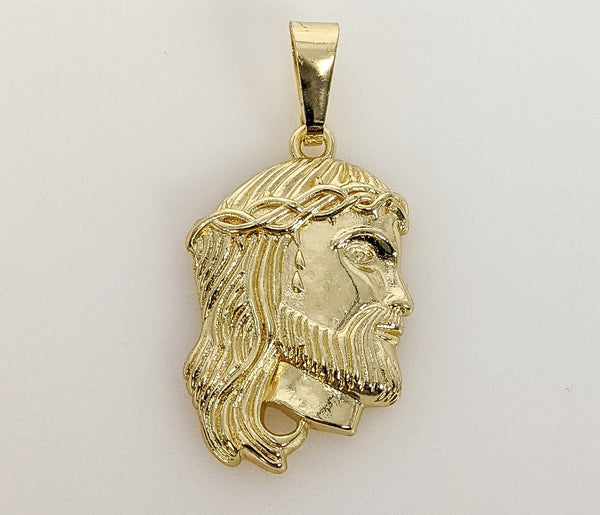 Plated Jesus Pendant