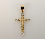 Plated Mini Dainty Cross Pendant