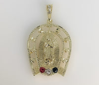 Plated Virgin Mary Pendant