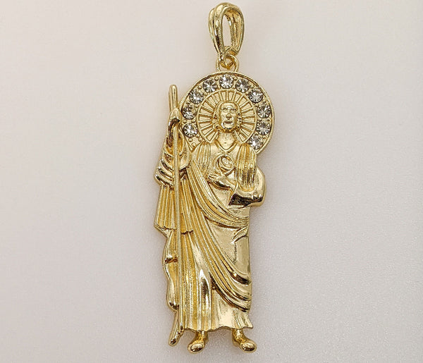 Plated Saint Jude Thaddaeus Pendant