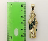 Plated Bling Saint Jude Thaddaeus Pendant