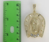 Plated Virgin Mary Pendant