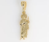 Plated Dainty Saint Jude Thaddaeus Pendant