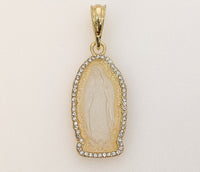 Plated Virgin Mary Pendant