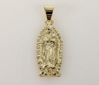 Plated Virgin Mary Pendant