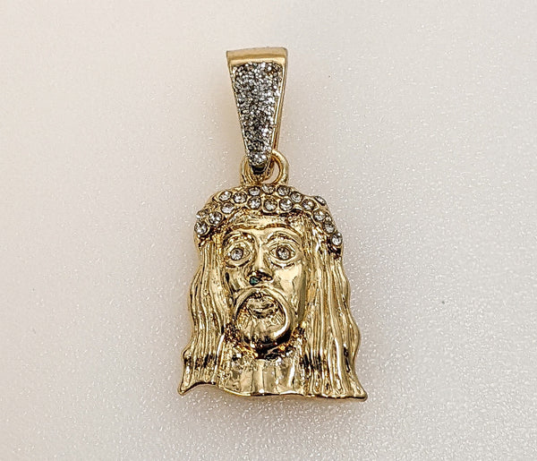 Plated Jesus Pendant