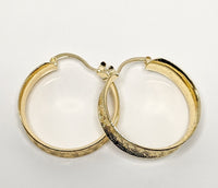 Plated 27mm Hoop Earring