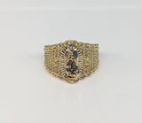 Plated Virgin of Guadalupe Ring