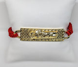 Plated Saint Jude Rope Bracelet