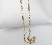 Plated 14K 3mm Cuban Chain