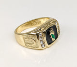 Plated Multicolor Saint Jude Ring