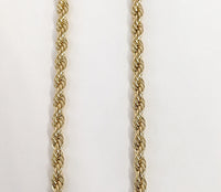 Plated 4mm Rope Braided Chain