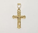 Plated Mini Dainty Cross Pendant