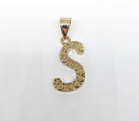 Plated Letter Pendant