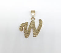 Plated Letter Pendant