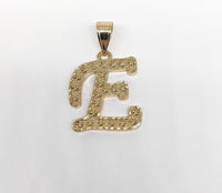 Plated Letter Pendant