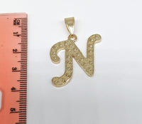 Plated Letter Pendant