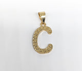 Plated Letter Pendant