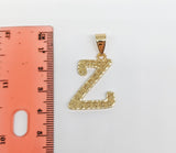 Plated Letter Pendant