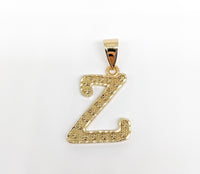 Plated Letter Pendant