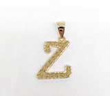 Plated Letter Pendant