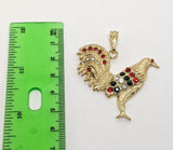 Plated Rooster Pendant