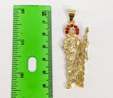 Plated Saint Jude Thaddaeus Pendant