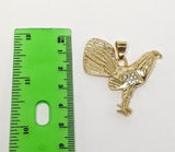 Plated Rooster Pendant