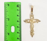 Plated Cross 3mm Star Chain Necklace