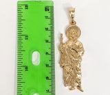 Plated Saint Jude Pendant and Rope/Braided Chain Set*