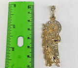 Plated Medium Saint Jude Pendant