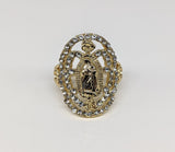 Plated Virgin Mary Ring