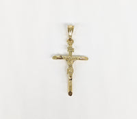 Plated Small Cross Pendant