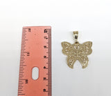 Plated Butterfly Pendant